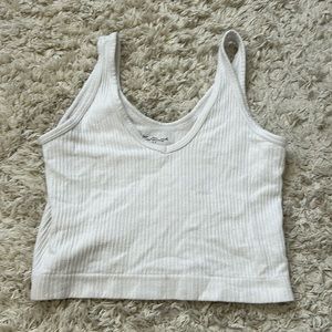 White Urban tank top